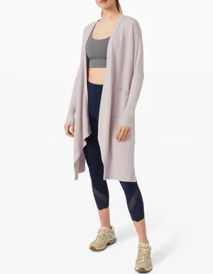 Lululemon Lunar Lengths Wrap Sweater Iced Iris 4 thumbnail 7