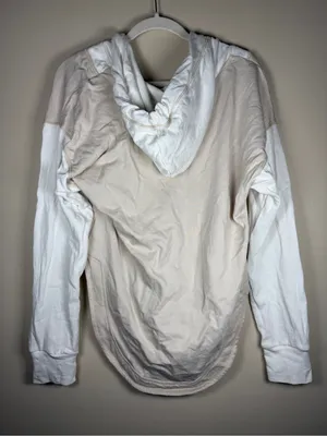 Anthropologie Pilcro Wharfside Hooded Sweatshirt -Neutral color thumbnail 12