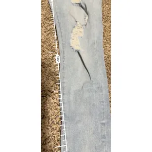 Guess Los Angeles Womens High Rise Distressed Skinny Jeans Light Wash 30 Q2GA10 thumbnail 9