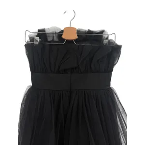 Katie May Ellee Tulle Mini Dress Black Strapless Fit & Flare Party Size‎ Small thumbnail 7