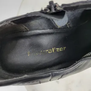 Naturalizer Stitch In Time Ankle Boots 7.5 Black Leather Chunky Heels Square Toe thumbnail 8