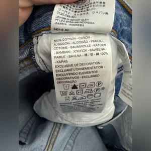 levis premium‎ wedgie straight Distressed jeans 26x26 thumbnail 4
