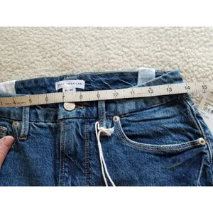 Good American Good Classic Skinnyish Fit Raw Hem Blue Hi-Rise Jeans Sz 6/28 thumbnail 8