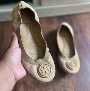 Tory Burch glitter stretch ballerina flats thumbnail 1