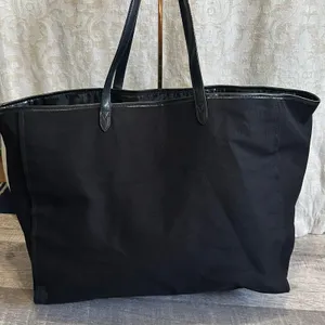 Victorias Secret Metallic Sequin Striped Large Black Tote Gold Red Silver Bag thumbnail 8