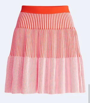 Free Assembly Ribbed stitch tiered mini skirt thumbnail 5