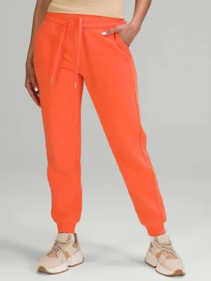 Lululemon Scuba High Rise Jogger Womens 6 Warm Coral Orange Sweatpants thumbnail 1