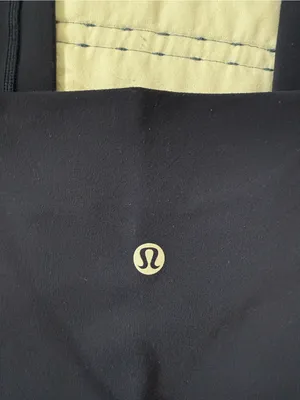 Lululemon Throw Back High Rise Pants Size 6 navy blue 28” Full Length Yoga Luon thumbnail 3
