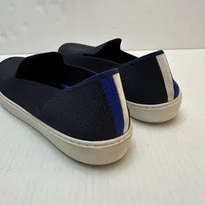 Rothys The City Slip On Shoes Womens Size 11 Navy Blue Knit Eco‎ Friendly Casual thumbnail 4