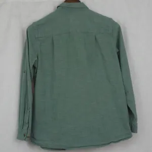 Ladies' LL Bean Green Stretch Cotton Long Sleeve Button Up Shirt Medium thumbnail 5