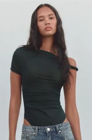 ZARA Green Top thumbnail 1