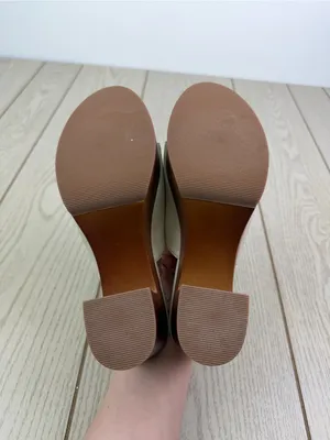 Madden Girl Women's Hill Platform Heeled Sandal 7.5 Almond PU thumbnail 7