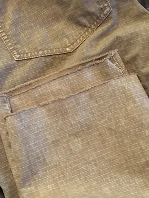 Free People Moxie Barrel Jeans Size XS 26 Waist Brown Ripstop Boho Drawstring thumbnail 6