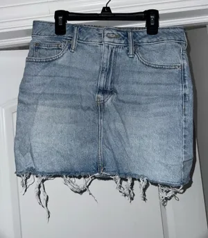 lucky brand jean skirt thumbnail 1