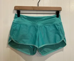 LULULEMON Speed Short (Mesh) in Bali Breeze Size 2 RARE HTF Unicorn thumbnail 6