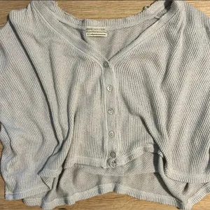 Urban Outfitters Lightweight Grey Cardigan | Button Up Sweater | Size Small thumbnail 2