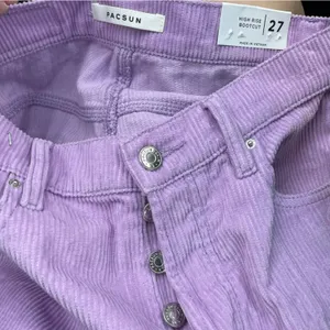 Pacsun Lilac corduroy high waist flare jeans thumbnail 7