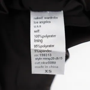 Naked Wardrobe The Statement Black Satin Ruched Mini Dress XS thumbnail 4