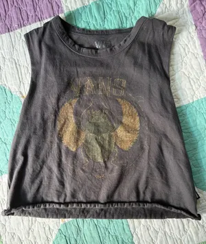 Vans Cropped Tank with Scarab Beetle XS thumbnail 1