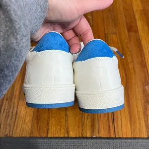 ShuShop White and Blue Women's Sneakers Size 8.5 thumbnail 5