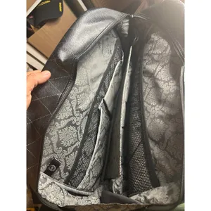 Mary Kay‎ Black Quilted Travel Tote Bag Cream Trim Consultant Organizer Damask thumbnail 6