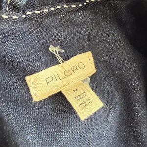 Anthropologie Pilcro Dark Blue Denim Blazer dress size‎ medium thumbnail 6