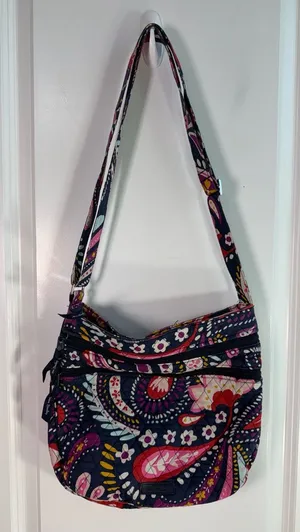 Vera Bradley Quilted Painted Paisley Crossbody Bag thumbnail 1