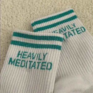 High Heel Jungle by Kathryn Eisman Heavily Meditated Cotton Socks, NWOT, open thumbnail 6