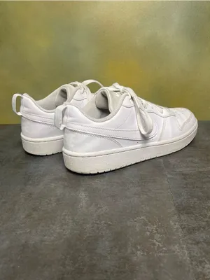 Nike Court Vision Women's Low-Top White Sneakers Size 7.5-8 thumbnail 8