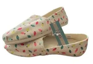 Toms Christmas Lights‎ Alpargatas Shoes 6 Cream White thumbnail 1