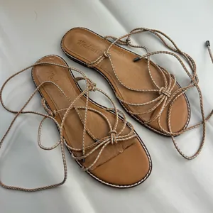 Madewell Leather Lace up Gladiator Sandals thumbnail 3