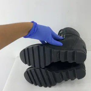 Sorel Black Ankle Boots with Tan Soles thumbnail 4
