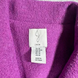 Joie Medium Jacket Button Boiled Wool Purple Pockets Shacket Womens Long Sleeve‎ thumbnail 9