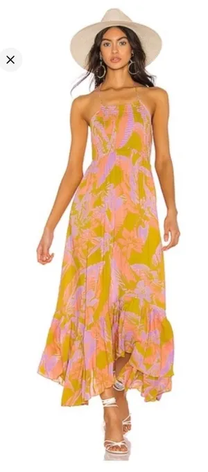 Free People Heat Wave Maxi Dress thumbnail 1