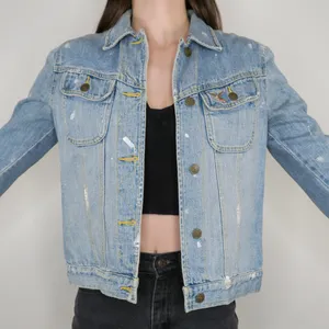 Vintage 90s American Living Paint Splatter Denim Jacket thumbnail 4