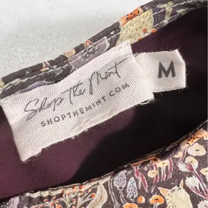 Shop the Mint Get Closer Plum Purple Fox Printed Dress thumbnail 6