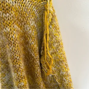 Women's Aerie Opens Front Waterfall Cardigan Size Medium Yellow, Tan‎ & White thumbnail 11