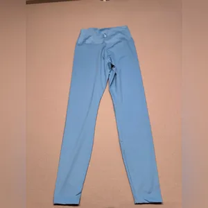 Nike Women's Dri-Fit Blue 7/8 Leggings thumbnail 2