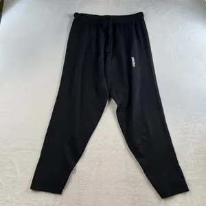 Gymshark L Large Joggers Pause‎ Black Baggy Elastic Waist Ribbed Oversized Relax thumbnail 3