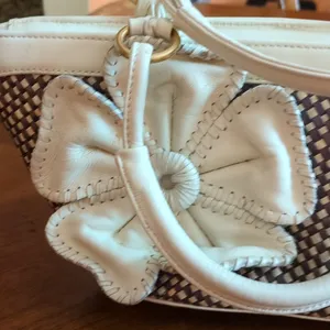 Brown/Cream Inge purse Brown thumbnail 5