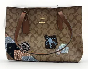 Coach x Keith Haring Purse Avenue Carryall in Signature Canvas Patches thumbnail 1