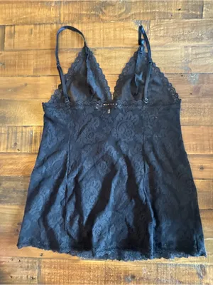 VICTORIAS SECRET‎ Stretch Lace Tank Chemise thumbnail 3