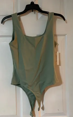 Francesca's New with Tags Green Bodysuit thumbnail 1