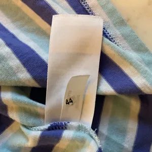 NWOT J Crew Women’s 100% Cotton Striped Pajama Top blue purple Sz XS thumbnail 9