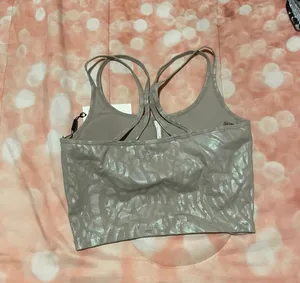 Calvin Klein performance crop top built in bra thumbnail 2