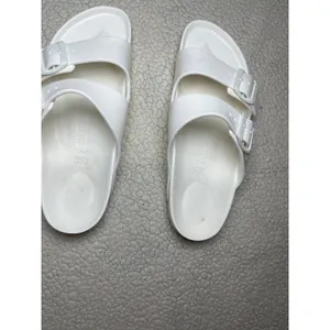 Birkenstock Arizona EVA Sandals White Slip On Water Resistant Size 38 thumbnail 2