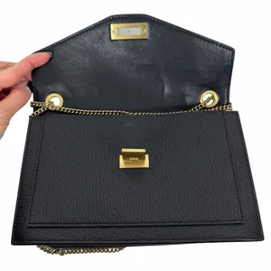 REISS Coleville Small Leather Crossbody Bag Convertible Shoulder Bag Black thumbnail 9