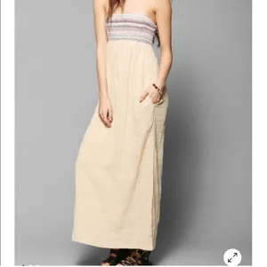 UO Lucca Couture Mix-Stitch Strapless Maxi Dress thumbnail 2