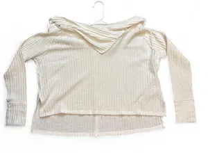 We the free cowl neck thermal sweater size small thumbnail 1