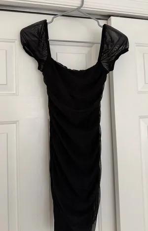 Black Princess Polly Mini Dress 2 thumbnail 1